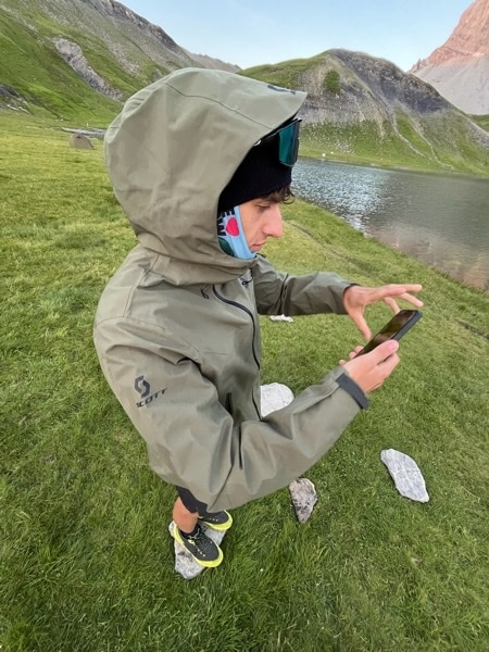 Alix Tournier in the mountains